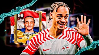 REVIEW DE XAVI SIMONS 👀 MCO MUY COMPLETO 💪... FC MOBILE 24 🔥