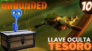 Encuentro una LLAVE y un COFRE en el arenero🗝️​🧰​ | GROUNDED Gameplay Español #10