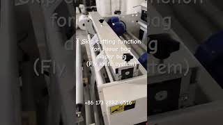 Tissue bag productions with a servo system fly knife machine