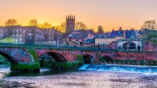 CHESTER wall Walking Tour in winter 2024