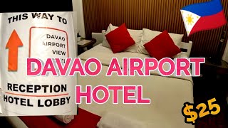 Hotel at Davao International airport🇵🇭, worth it? Davao AIRPORT view