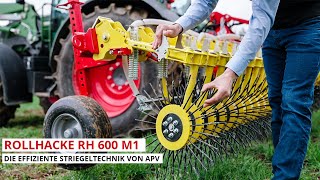 APV Rollhacke RH 600 M1 im Einsatz - der effizientere Striegel für die mechanische Kulturpflege