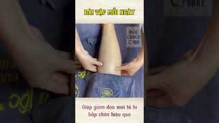 Hướng dẫn thao tác massage bắp chân - Giúp giảm đau mỏi tê bì bắp chân hiệu quả.