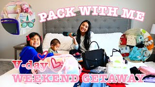 PACK WITH ME | TIPS ON PACKING FOR KIDS | WEEKEND GETAWAY | LIFE OF A MILITARY CHILD