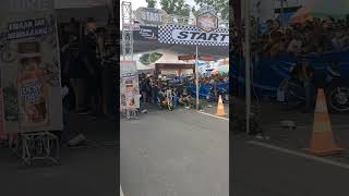 (Deby ap) turut serta Drag bike Banyuwangi kelas ninja 155cc