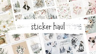 Black Friday Sticker Haul! | Miss+Meow, Two Lil' Bees, Panda Bird Design + MORE!