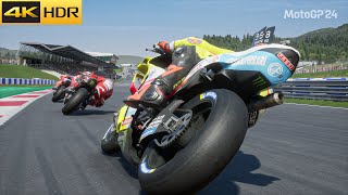 MotoGP 24 - 100% Race at Red Bull Ring! Austrian GP/ Fabio Di Giannantonio Enduro VR46 Racing [4K60]