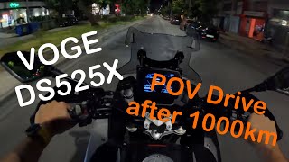 VOGE DS525X POV drive after first 1000km