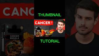 How to create a YouTube Thumbnail like Dhruv Rathee #thumbnailtutorial @dhruvrathee