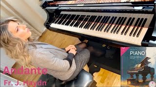 Andante, 2nd movt  from Sonata in E, Hob XVI:22 by  Fr. J. Haydn, Grade 7, Trinity College London’23