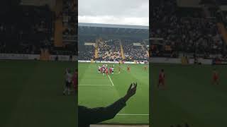 Wrexham fans at Notts County