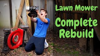 I rebuilt a trash lawn mower