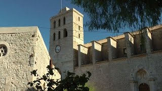 Spain Balearic Island Ibiza - city of Eivissa upper old town Dalt Vila