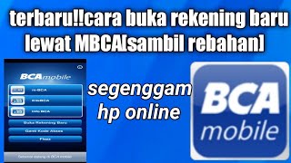 terbaru!!cara buka rekening baru lewat MBCA[sambil rebahan]@AZZATutorial