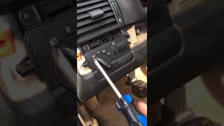 E46 BMW Module Switch removal