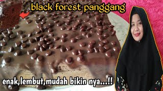 cara membuat black forest panggang lembut