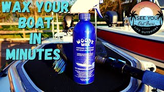 How to Wax your boat in minutes with WOODY WAX