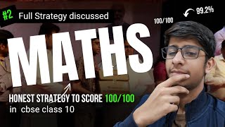 Study maths like Toppers *Full Strategy* | Part-2 #cbse #boardexam #class10 #maths