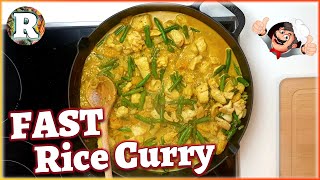 Schnelles und einfaches Reis Curry Rezept in 20 min | TASTY CURRY CHICKEN | Easy food recipes