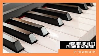 🟠 🎹 SONATINA fácil para PRINCIPIANTES (Op.36 N°1 en DoM (M.Clementi)(PIANO)