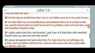 KJV-Daily Bible: a.m. John 14:1-31