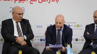 Iraq | DSRSG Claudio Cordone participates in a panel discussion on climate change [AR]