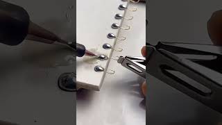 Fishhook lead handle making process