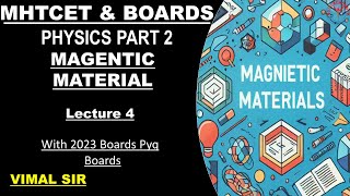 L-04 | Magnetic Material | Class 12 | Maharashtra Board & mht cet