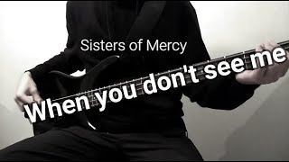 Sisters of Mercy - When You Don't See Me (Bass Cover)