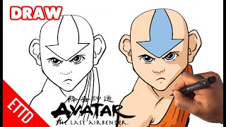 How to Draw Avatar: The Last AirBender - Aang