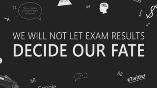 I Will Not Let An Exam Result Decide My Fate || Kinetic Typography