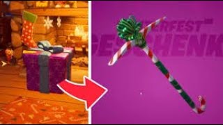 PFEFFERMINZ SPITZHACKE GRATIS BEKOMMEN - Fortnite Winterfest Spitzhacke Geschenk