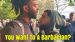 Speakers Corner - A Muslim Is Not Happy With What David Has To Say - Full Video To Come