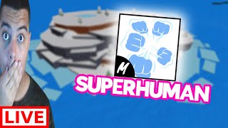 OBTAINING MY VERY FIRST SUPERHUMAN - Blox Fruits [🔴LIVE]