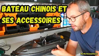 Bateau chinois et ses accessoires