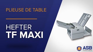 Plieuse de table HEFTER Systemform TF MAXI I ASB