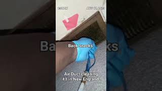 #airductcleaning #hvac #fyp  Duct cleaning back snacks part 1 of 3 #airduct