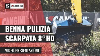 Benna Pulizia Scarpate 8° Heavy Duty  | Cangini Benne