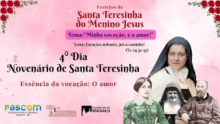 🌹 4⁰ Dia do Novenário de Santa Teresinha 🌹 | Segunda-feira | 25 de setembro de 2023 | 19h00