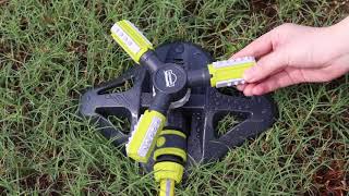 DEWINNER Garden Water Sprinkler, 360 Degree Rotating Automatic Irrigation,Outdoor Automatic Watering