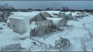 IMAGES D'HORREUR AUX ETATS-UNIS, TEMPETE HISTORIQUE BOMBE CYCLONIQUE