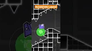 Geometry Dash: Accelerate Layout #geometrydash #gaming #challenge #gd #shorts #music #sync #robtop