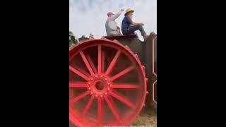 Steam engine brought back to life to set a new world record in agriculture