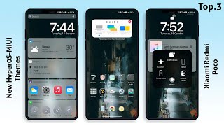 3 New HyperOS-MIUI Themes for Xiaomi,Redmi,Poco | Best HyperOS-MIUI Themes🤩