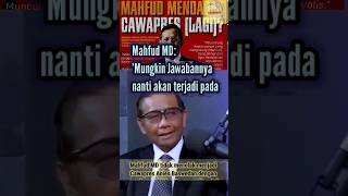 Mahfud MD Cawapres Anies Baswedan : Ini Jawaban Mahfud. Capres 2024