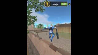 Rope Hero Vice Town (Rope Hero Long jump in Army Base) rope hero fight zombies army in army base