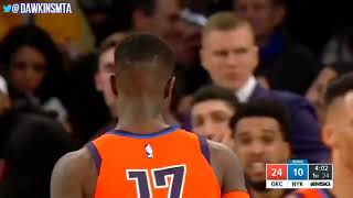 Paul George Full Highlights 2019 01 21 Thunder vs Knicks   31 Pts 4 Asts in 3 QTRS!