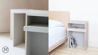 Making a Bedside Table out of Drywall Using 3 Household Tools