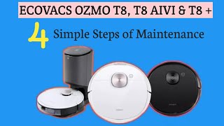 How to do Maintenance of Ecovacs Ozmo T8, T8 AiVi & T8+