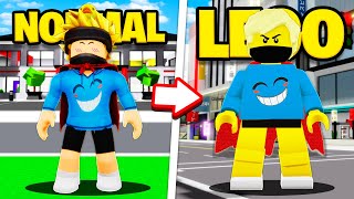 We Became LEGO in Roblox BROOKHAVEN!!